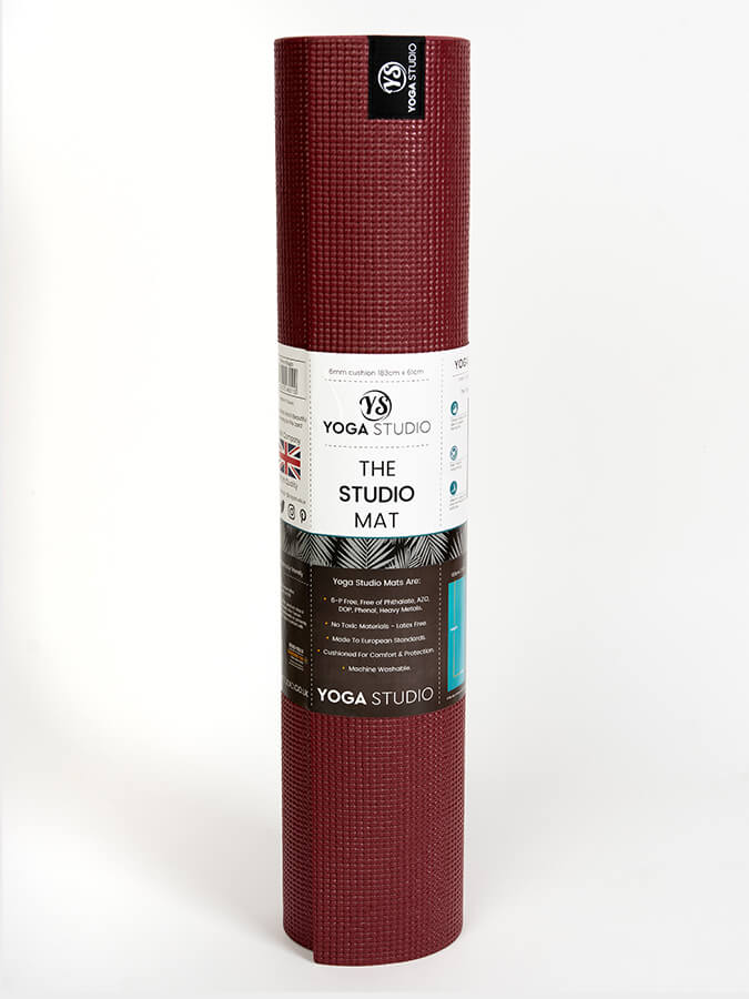 Personalised Raspberry Custom Branded Yoga Mat 6mm With Custom Design