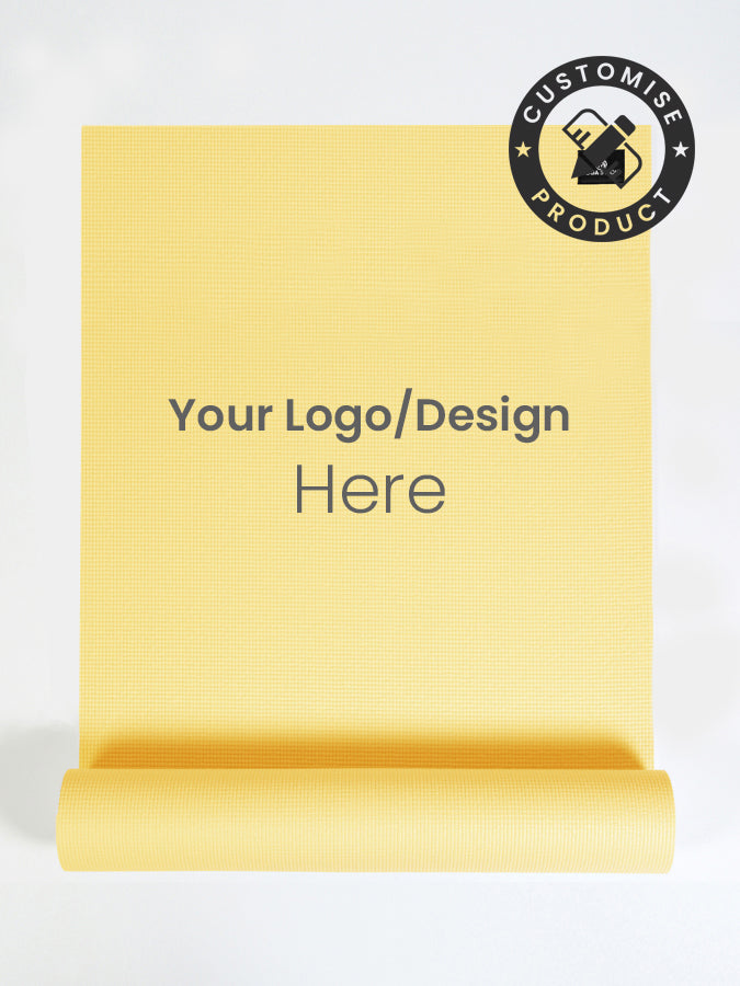 Personalised Banana Custom Branded Yoga Mat 6mm With Custom Design