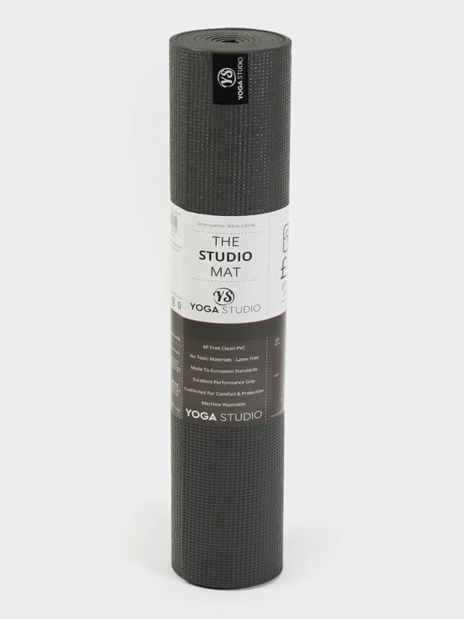 Personalised Graphite Grey Custom Branded Yoga Mat 6mm With Custom Design