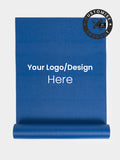 Personalised Yoga Mat 6mm With Custom Design - Blue