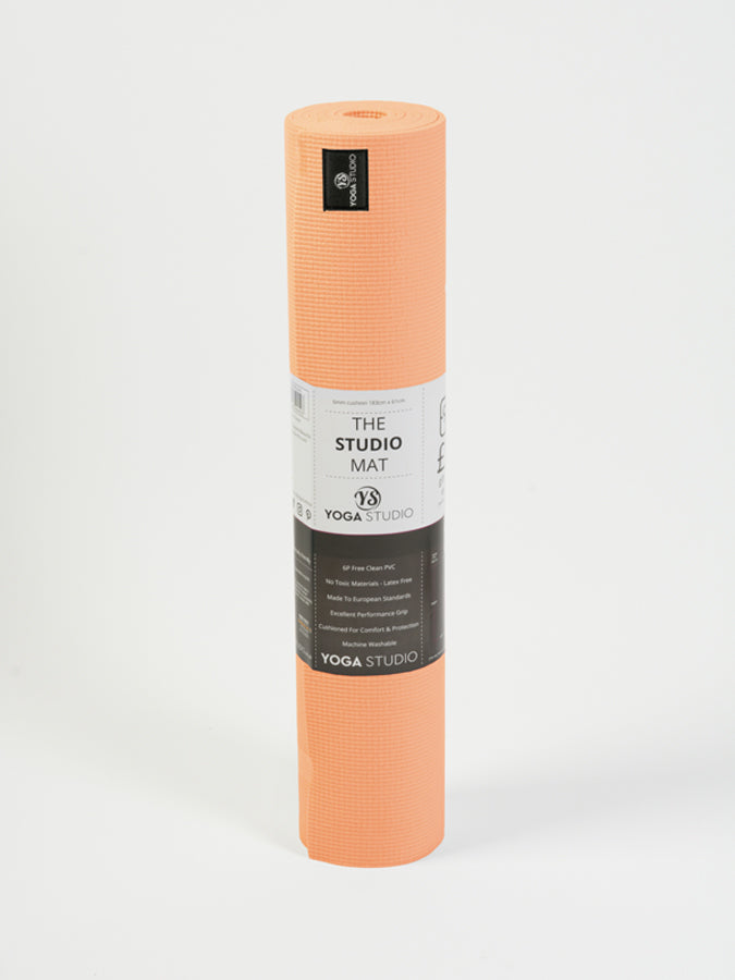 Personalised Peach Fuzz Custom Branded Yoga Mat 6mm With Custom Design